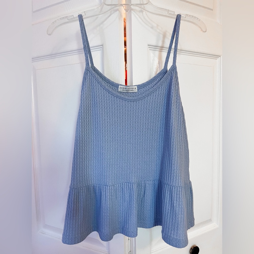 Paper Crane - Robbin Blue Tank